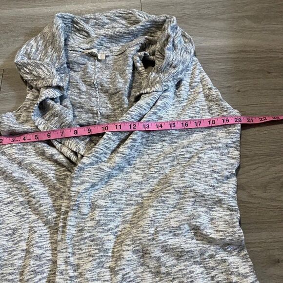 Alter’d State women’s grey sleeveless cotton blend open oversized cardigan Med - Picture 4 of 7